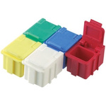 Licefa Yellow ABS Compartment Box, 21mm x 29mm x 22mm