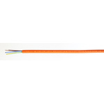 RS PRO 3 Core Power Cable, 1.5 mm², 100m, Orange Polyolefin Sheath, CR1/C1, 10 A, 300 V, 500 V