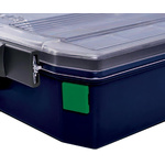 Raaco Green PS Compartment Box, 22mm x 22mm x 3mm