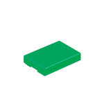 Green Push Button Cap, for use with UB Series Non-Illuminated Pushbuttons, Rectangular Opaque Cap