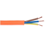 RS PRO 3 Core Power Cable, 1.5 mm², 100m, Orange PVC Sheath, Arctic Grade, 300/500 V