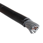 RS PRO 4 Core Power Cable, 4 mm², 50m Armoured, Black PVC Sheath, 600/1000 V
