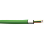 RS PRO 3 Core Power Cable, 1.5 mm², 100m, Green Low Smoke Zero Halogen (LSZH) Sheath, FR-N1X1G1, 10 A, 0.6/1 kV