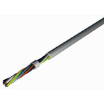 RS PRO 2 Core Power Cable, 1 mm², 50m, Grey PVC Sheath, H05VVF, 8 A, 300/500 V