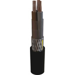 AXINDUS 7 Core Power Cable, 1.5 mm², 100m Armoured, Black LSZH Sheath, Marine, 10 A, 0.6/1 kV