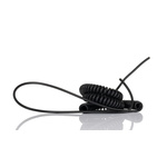 RS PRO 4 Core Power Cable, 0.14 mm², 0.5m, Black TPU Sheath, Coiled, 250 V