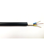 RS PRO 3 Core Power Cable, 1.5 mm², 100m, Black PVC Sheath, 24 A, 1 kV, 600 V