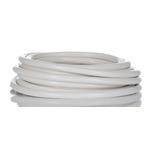 RS PRO 3 Core Power Cable, 0.75 mm², 5m, White PVC Sheath, Mains, 6 A, 300/500 V