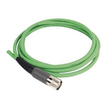Rockwell Automation Power Cable, 3m, Green Polyvinyl Chloride PVC Sheath, Power, 60 V