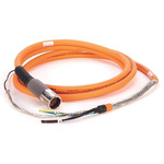 Rockwell Automation Power Cable, 303.53mm, Orange Polyvinyl Chloride PVC Sheath, Power, 60 V