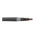 AXINDUS 5 Core Armoured Cable, 1.5 mm², 100m Armoured, Black Polyvinyl Chloride PVC Sheath, Armoured, 1 kV
