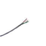 MICROWIRES 5 Core Power Cable, 0.13 mm2, 50m Armoured, White Perfluoroalkoxy (PFA) Sheath, Shielded, 600 V