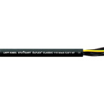 Lapp 4 Core Power Cable, 1 mm², 100m, Black Polyvinyl Chloride PVC Sheath, Flexible Multicore, 500 V ac