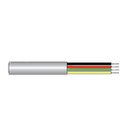 Alpha Wire 8 Core Power Cable, 328ft Armoured, Silver Polyvinyl Chloride PVC Sheath, Computer Cable, 150 V