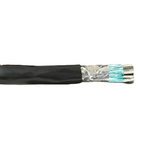 Alpha Wire 2 Core Power Cable, 1000ft Armoured, Grey Polyvinyl Chloride PVC Sheath, Computer Cable, 300 V