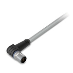 Wago 4 Core Power Cable, 4 x 0.75 mm², 10m, Grey, Power, 4 A, 250 V ac/dc