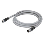 Wago 4 Core Power Cable, 4 x 0.75 mm², 10m, Grey, Power, 4 A, 250 V ac/dc