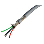 S2Ceb-Groupe Cae 4 Core Power Cable, 0.34 mm², 100m, Grey PVC Sheath, Audio Video Cable, 300 V