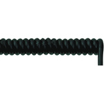 Lapp 3 Core Power Cable, 1.5 mm², 2m, Black Neoprene Sheath, Coiled, 18 A, 750 V