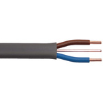 Prysmian 2+E Core Power Cable, 2.5 mm², 100m, Grey PVC Sheath, Twin & Earth, 27 A, 500 V