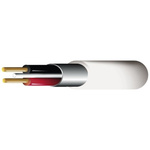 Prysmian 2 Core Power Cable, 1.5 mm², 100m, White, Fire Performance, 19.5 A, 500 V