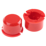 Red Modular Switch Cap, for use with 3F Series Push Button Switch, Cap