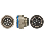 Souriau, 8D 8 Way Cable Mount MIL Spec Circular Connector Plug, Pin Contacts,Shell Size 19, Screw Coupling,