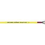 Lapp 2 Core Power Cable, 1 mm², 50m, Yellow Polyurethane PUR Sheath, 500 V
