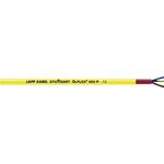 Lapp 3 Core Power Cable, 1 mm², 50m, Yellow Polyurethane PUR Sheath, 500 V