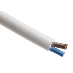 RS PRO 2 Core Power Cable, 4 mm², 100m, White, Fire Performance, 500 V