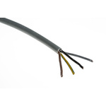 AXINDUS 4 Core Power Cable, 0.75 mm², 50m, Grey PVC Sheath, H05VVF, 6 A, 300 V, 500 V