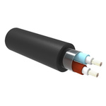 TE Connectivity 2 Core Power Cable, 2.5 mm², 50m, Black Low Smoke Zero Halogen (LSZH) Sheath, 600 V