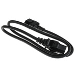 RS PRO IEC C14 Plug to IEC C15 Socket Power Cord, 1m