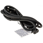 RS PRO IEC C13 Socket to Type G UK Plug Power Cord, 2m