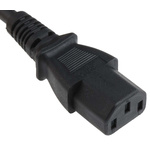 RS PRO IEC C13 Socket to Type G UK Plug Power Cord, 3m