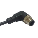 RS PRO Right Angle Male 4 way M12 to Unterminated Sensor Actuator Cable, 2m