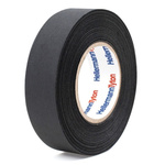 HellermannTyton Black Cloth Tape 25m, 0.18mm Thick