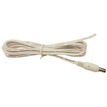 RS PRO 2.1mm DC Power Plug to Unterminated Power Cord, 2m