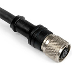 RS PRO Straight Female 8 way M12 to Unterminated Sensor Actuator Cable, 5m