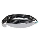 RS PRO Type J Swiss Plug Plug to Unterminated Power Cord, 5m