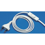 Kopp Unterminated Type C Europlug Plug Power Cord, 2m