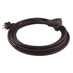 S2Ceb-Groupe Cae Straight CEE 7/7 Plug to Straight 2P+E Socket Extension Lead, 5m