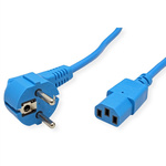 Roline Straight CEE 7/7 Plug to Straight IEC C13 Socket Power Cable, 1.8m