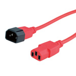 Roline Straight IEC C14 Plug to Straight IEC C13 Socket Power Cable, 1.8m