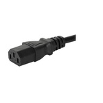 Schurter Right Angle IEC C13 Socket to Right Angle CEE 7/7 Plug Power Cord, 2m