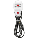 brennenstuhl Straight Type C Euro Plug to Unterminated Power Cable Assembly, 1.5m