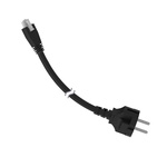 Banner Straight Molex Socket to Right Angle AC Plug Plug Power Cord, 1.8m