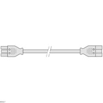 Bosch Rexroth Straight Socket to Straight GST Plug Socket Power Cable, 5m