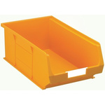 RS PRO PP Storage Bin Storage Bin, 130mm x 205mm, Yellow