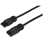 Wago Straight WINSTA Socket to Straight WINSTA Plug Power Cord, 3m